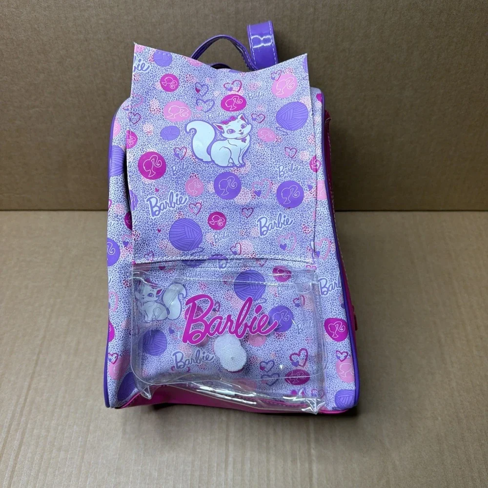 Barbie Just Play Backpack Carrier Mattel Kitty Cat Toy Storage Bag
